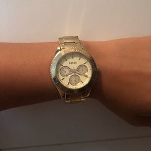 Fossil Watch Gold